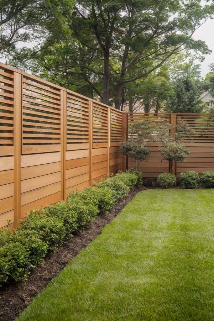 26 Horizontal Fence Ideas To Style Your Home's Privacy