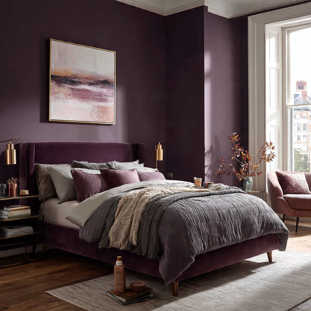 27 Dark Purple Bedroom Ideas For Ultimate Romantic Escape