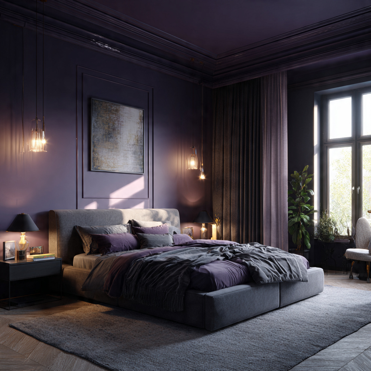 27 Dark Purple Bedroom Ideas For Ultimate Romantic Escape