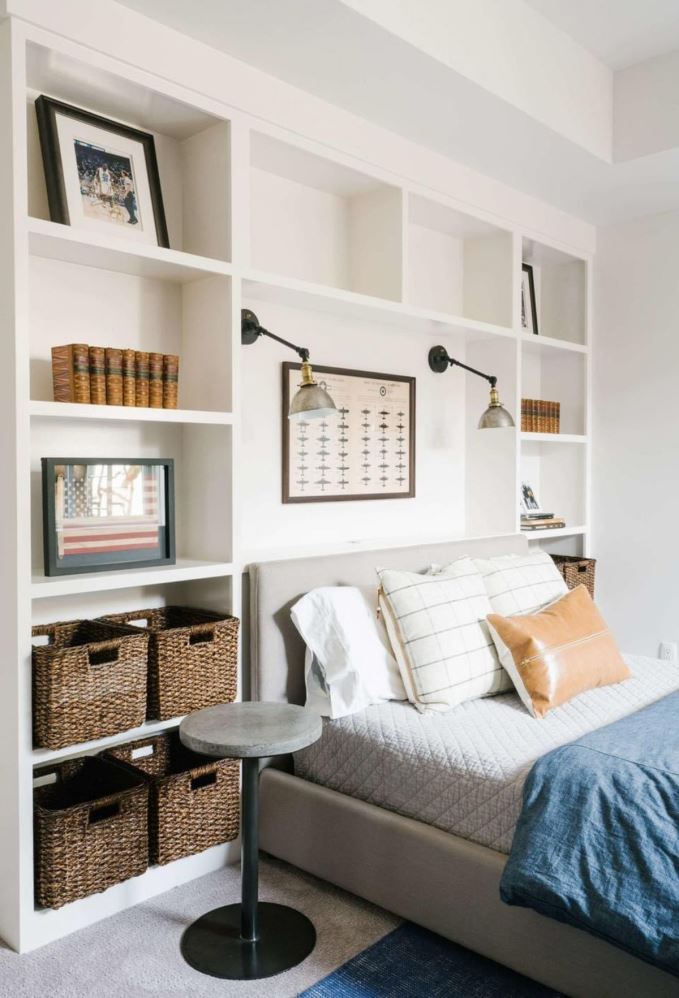 48 Cool Around The Bed Storage Ideas - DigsDigs