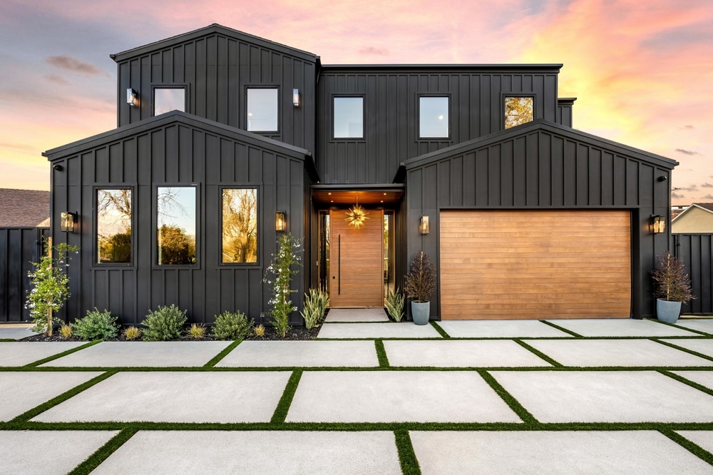 A Guide to Black Painted House With Wood Trim | Exterior Painters