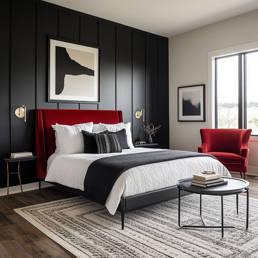 Black & Red Bedroom Ideas: Bold, Stylish & Perfectly Balanced