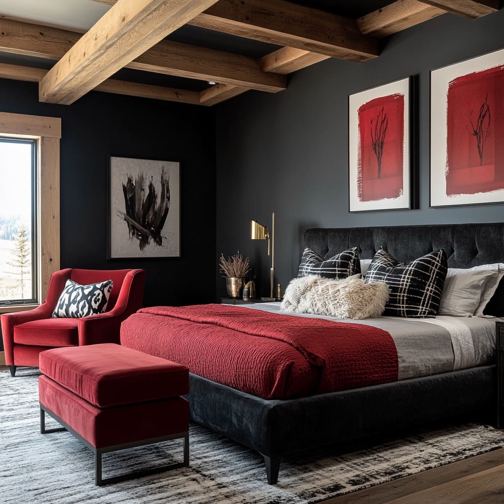 Black & Red Bedroom Ideas: Bold, Stylish & Perfectly Balanced