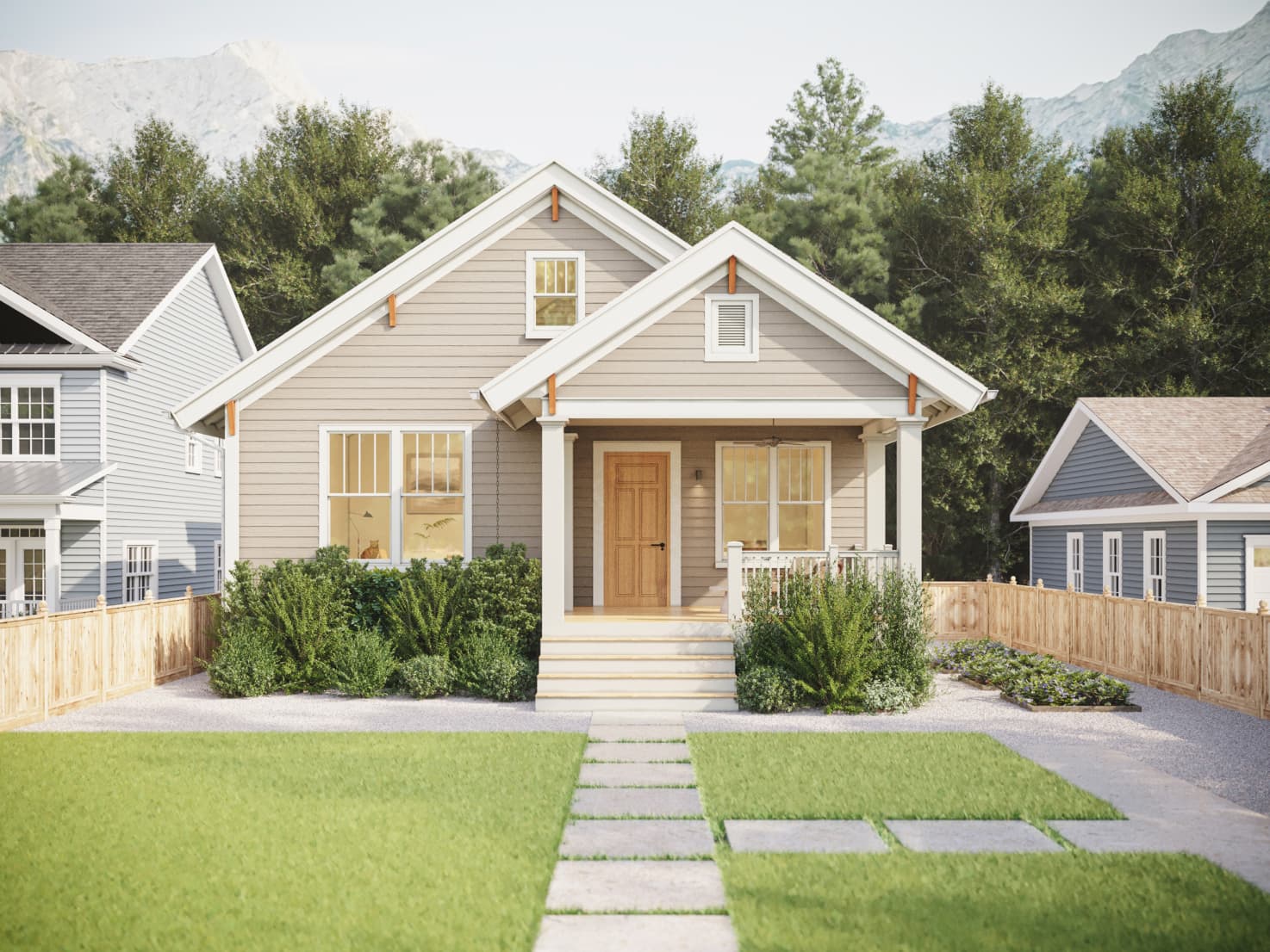 Craftsman-Style Bungalow Architecture and Siding Ideas | James Hardie