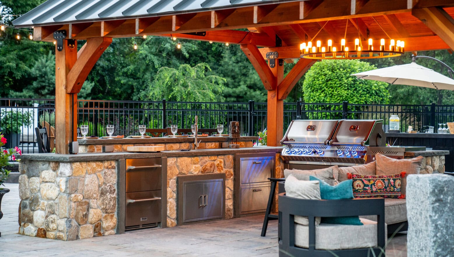 Custom Outdoor Kitchens Designed & Built in MA, RI, & NH