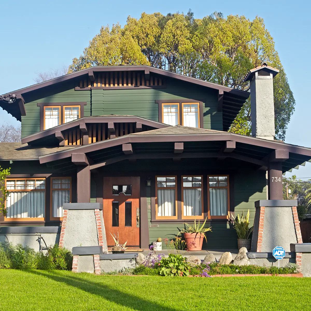 Exterior Color Schemes | Arts & Crafts Homes Online