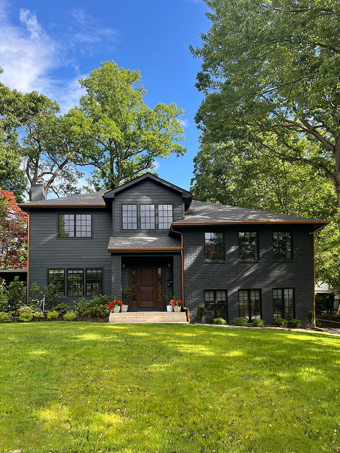 Here's The Secret Behind This Long Island Black Exterior Transformation