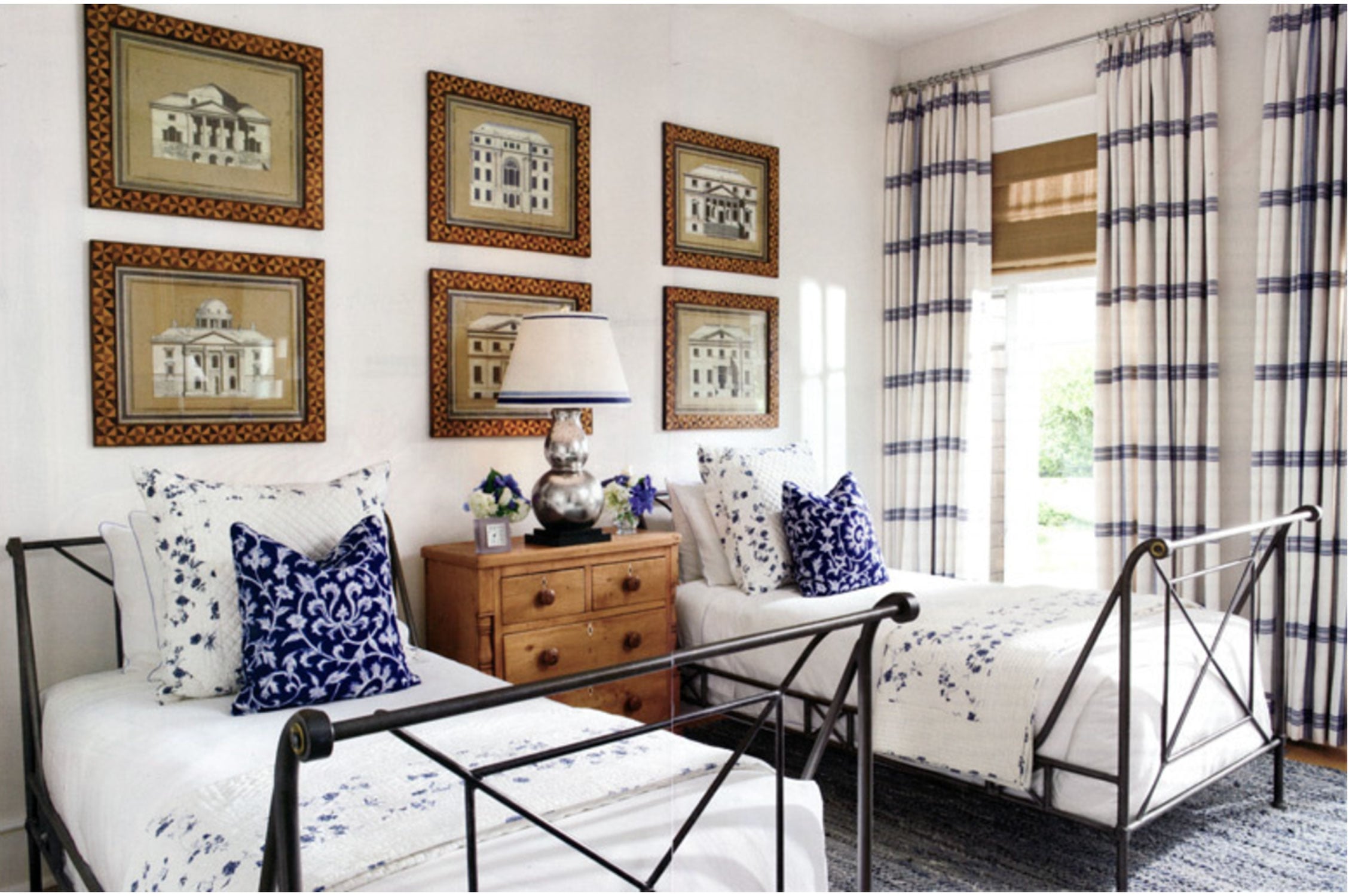 How to Get a Collected Look in a Twin Bedroom - Cindy Hattersley Design