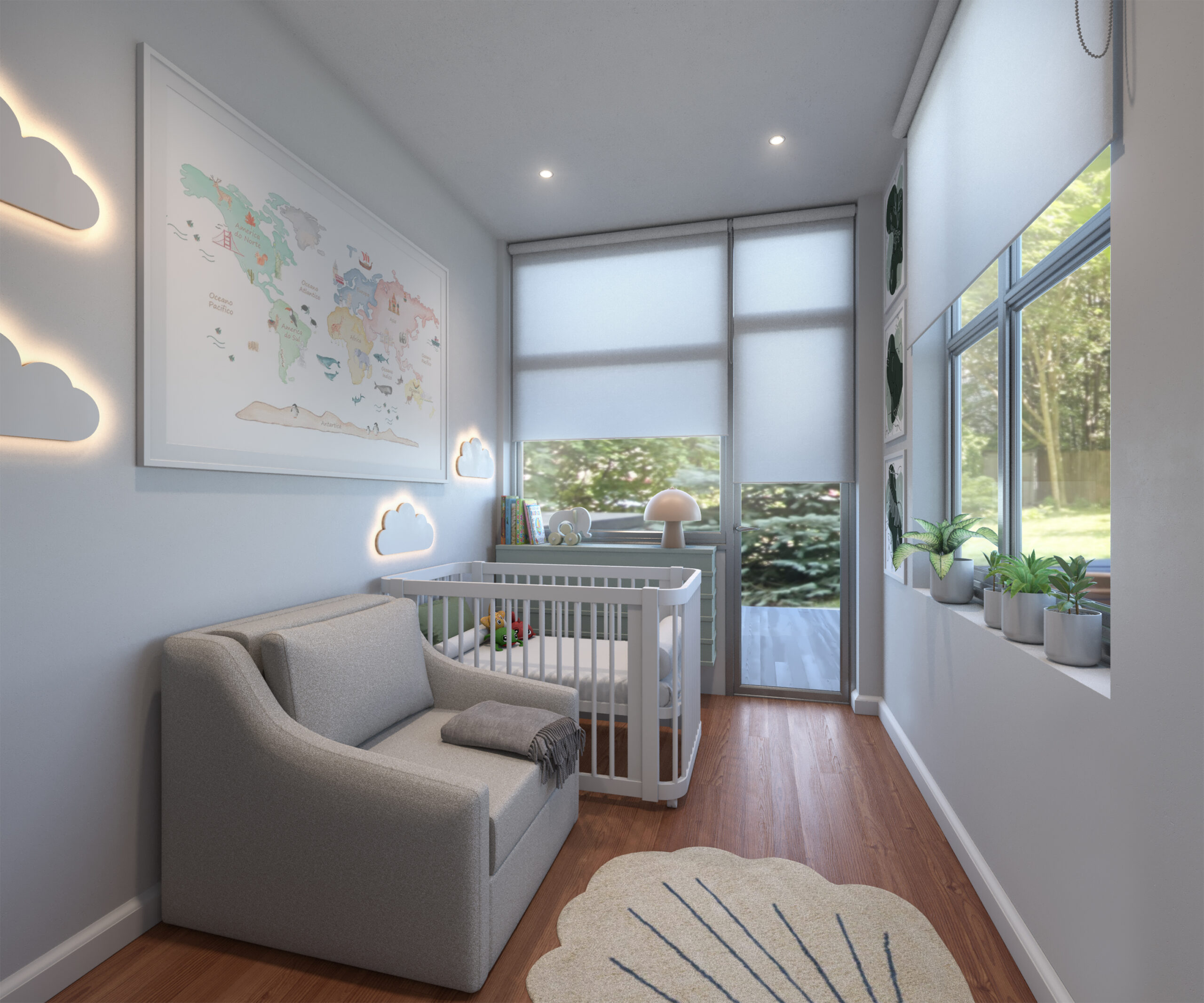Minimalist Nursery - ElementAire Design