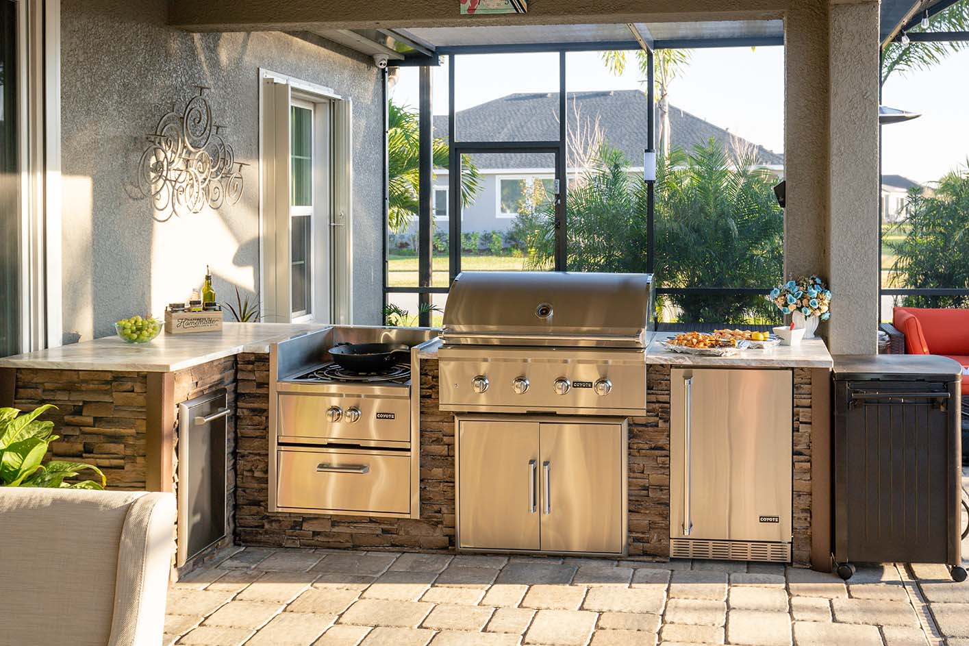 Outdoor BBQ Kitchen | Decked Out Builders
