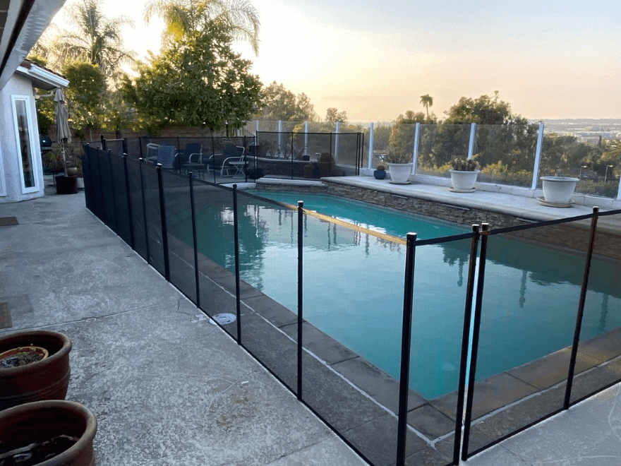 Pool Fence | Removable Mesh Pool Safety Fence – DIY Install