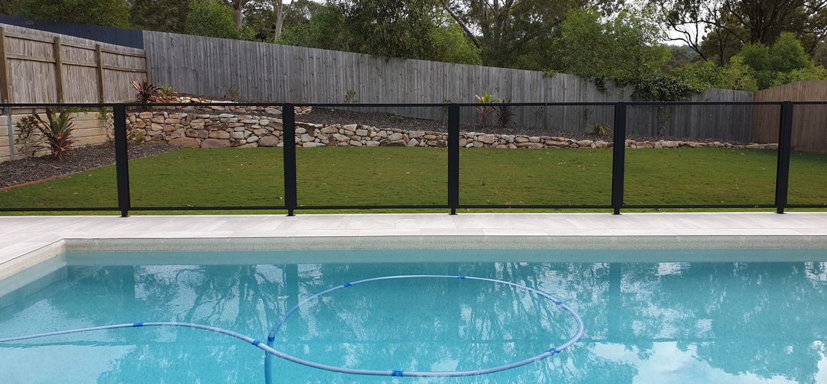 Pool Perf decorative pool fencing perforated mesh
