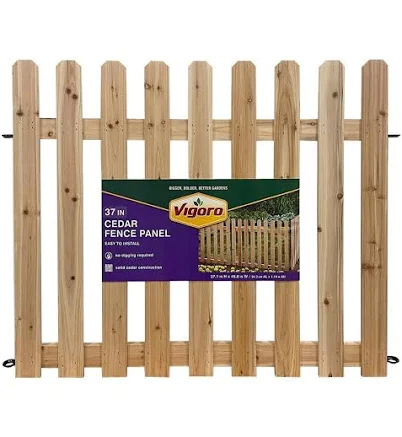 The Home Depot Vigoro Garden Fence Panel