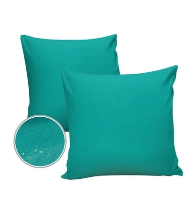 Pack of 2 Outdoor Pillow Covers, Soli...