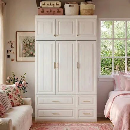 Latitude Run Modern Wardrobe with Str...