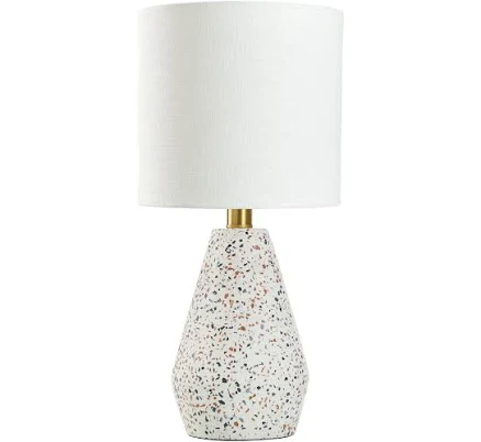 Mainstays Terrazzo Table Lamp with Wh...