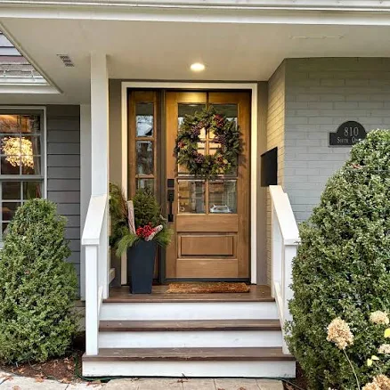 Modern Farmhouse Hemlock 6 Lite Front...