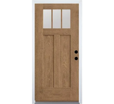 Lowe's Therma- Tru Beechwood Stained ...