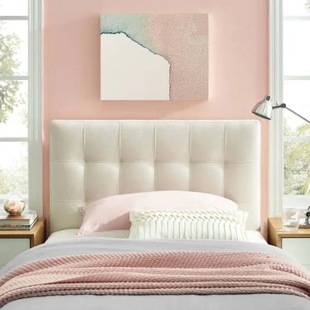 Lily Upholstered Fabric Headboard Modway