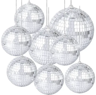 TableRe 8 Pieces Mirror Disco Balls