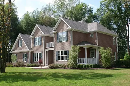 Sable Brown Cedar Vinyl Shake Siding