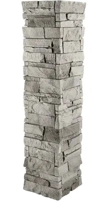GenStone Faux Stacked Stone Pillar Panel