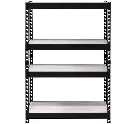 Industrial Bookshelf, Natural & Black...