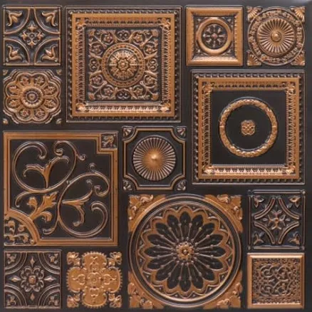 Mosaic Style Faux Tin Ceiling Tiles