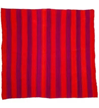 Handmade Striped Orange and Purple Sh...