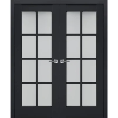 Veregio French Doors Frosted Glass Pa...