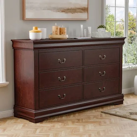 Furniture of America Vrai 6-Drawer Dr...