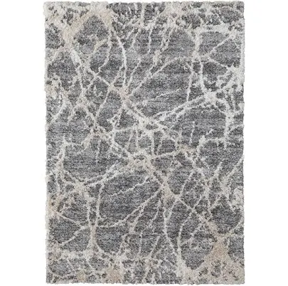 Feizy Mynka 39IDF Gray Ivory Area Rug