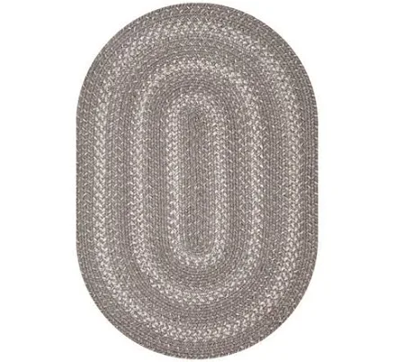 Homespice Grey Cloud Jute Braided Rug...