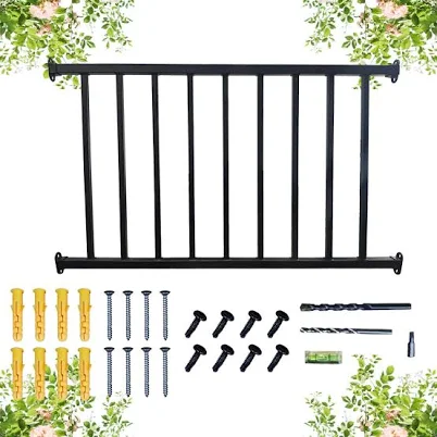 Afoxsos 1 Kit Metal Guard Railing wit...