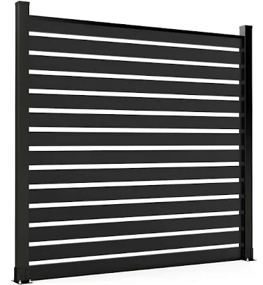 Luxury All-Aluminum Open Slat Fence P...
