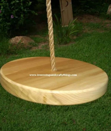 Wood Tree Swing- Poplar Disc