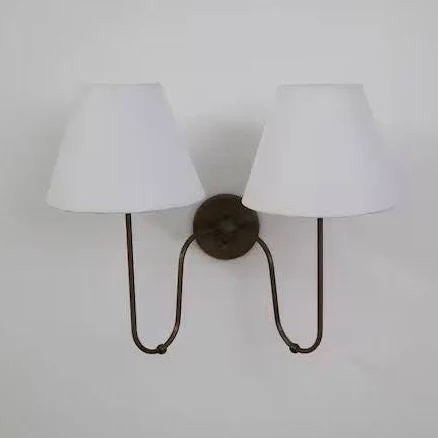 Double Arm Wall Sconce - Bronze Finis...