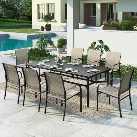 9-Piece Outdoor Patio Dining Set