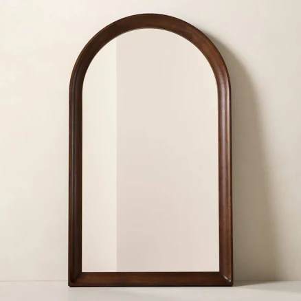 Zaire Oak Wood Arched Full-Length Flo...