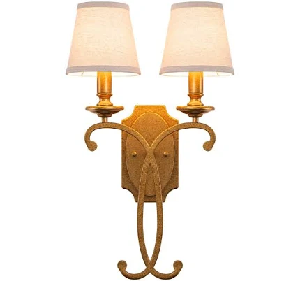 Vintage Gold Seale 2-Light French Cou...