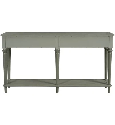 Coolbibila Gray Solid Wood Console Ta...