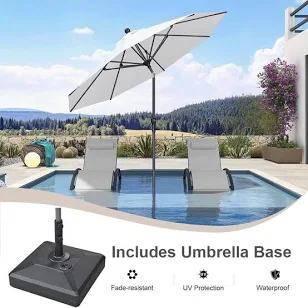 Purple Leaf 9 ft. Octagon Aluminum Au...