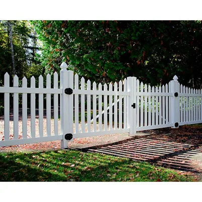 5' Tall Scalloped Picket Fence
