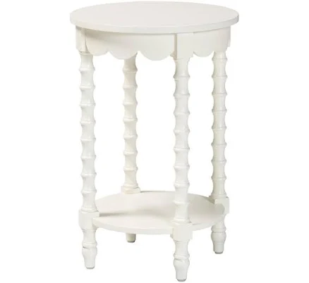 Baxton Studio Sally Round Nightstand