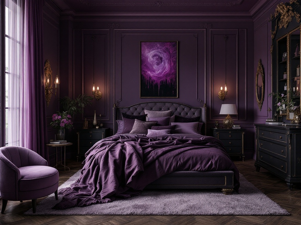 Ready to Go Bold? These Moody Purple Bedroom Finds Are Pure Magic - Simple Happy Home