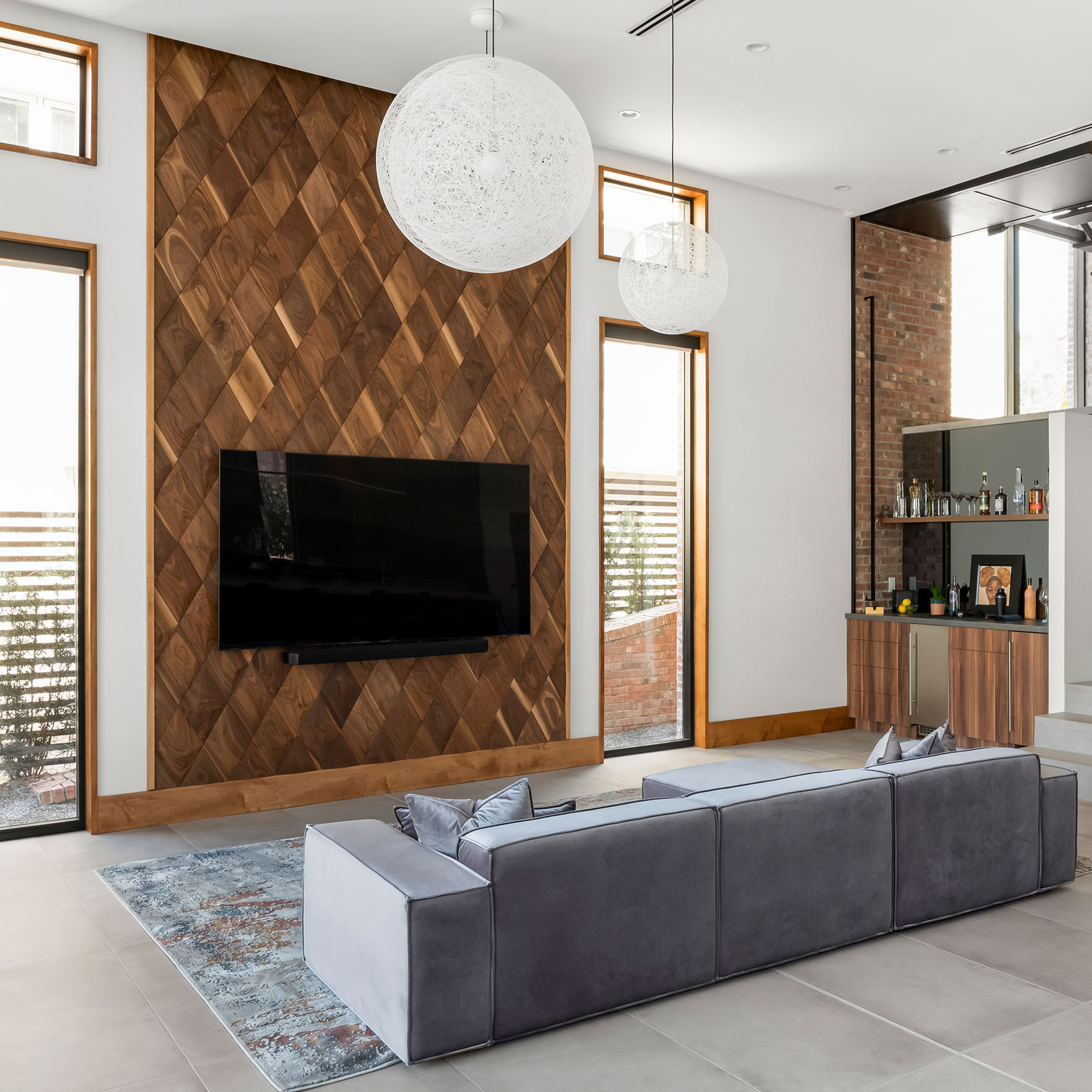 TV panel wall: A touch of luxury