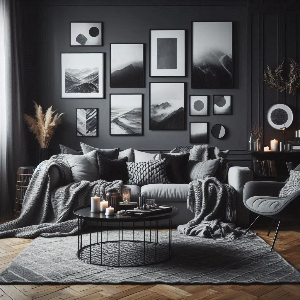 15 Stunning Black and Grey Living Room Ideas for Elegance
