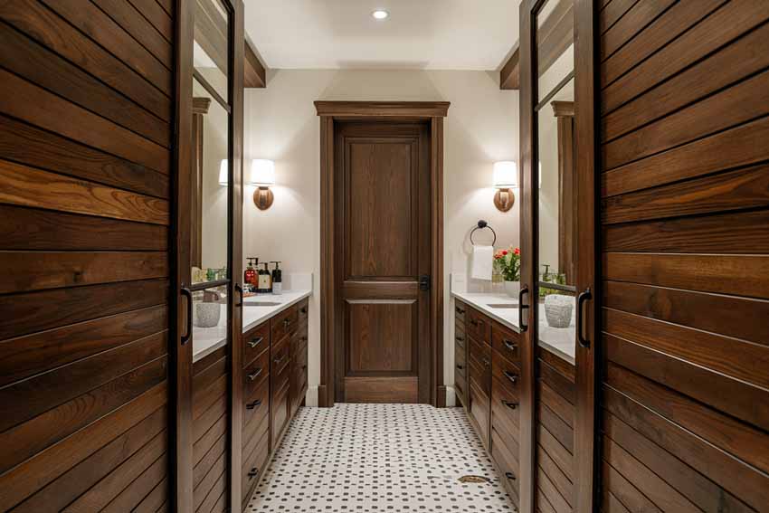 15 Unique Bathroom Door Designs That Combine Functionality with Style