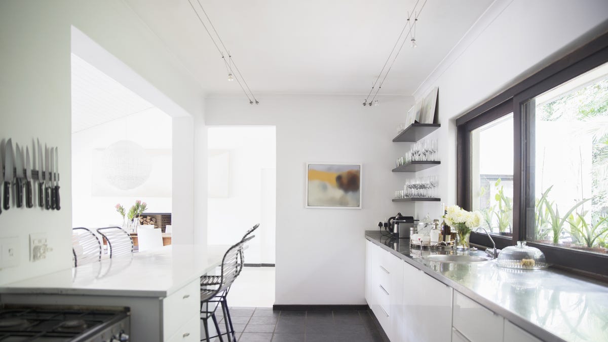 17 Galley Kitchen Design Ideas - Layout and Remodel Tips for Small Galley Kitchens