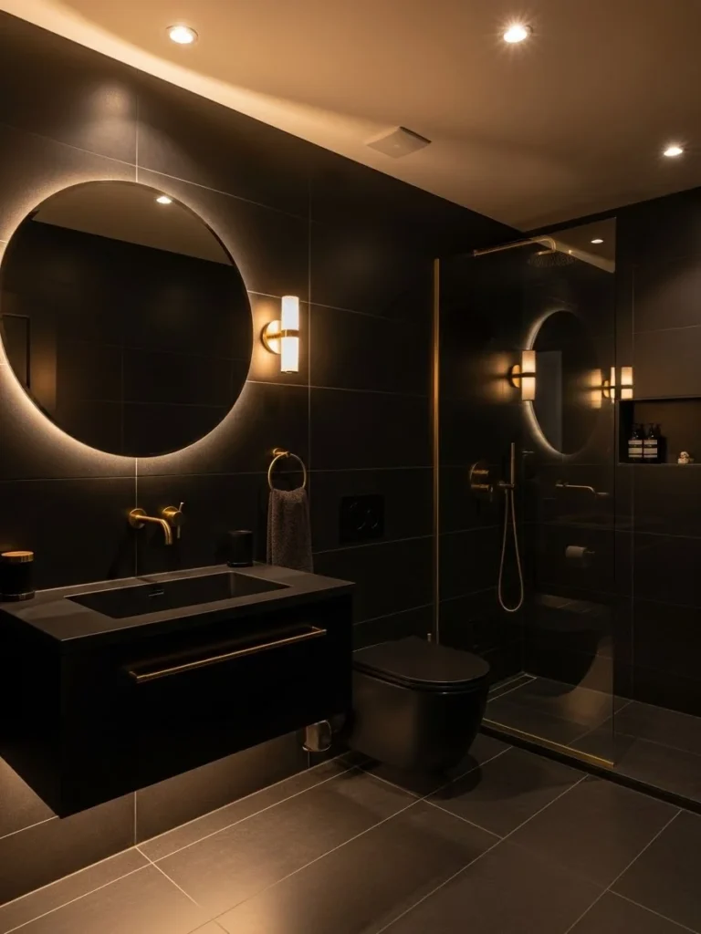 19 Dark Bathroom Ideas That Are Bold, Dramatic, and Timeless